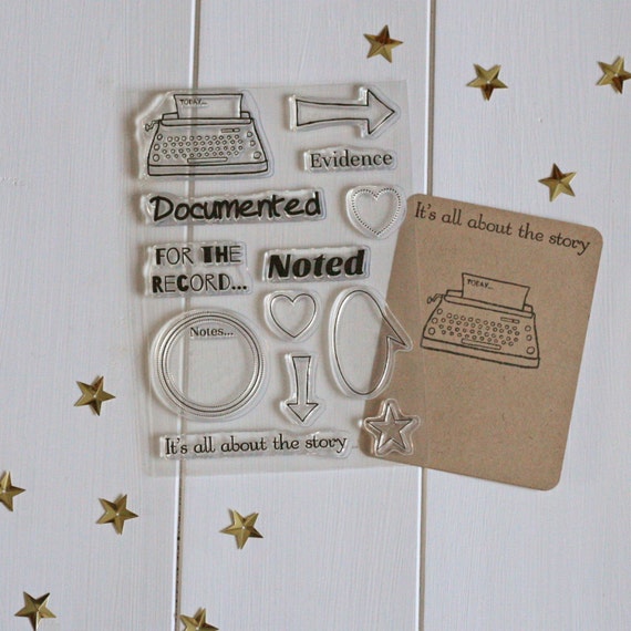 Journal Stamp Set Noted Planner Stamps Journal Stamps Etsy