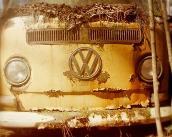 VW Bus Photograph,Volkswagen Bus, Fine Art Print, Home decor, Gift for him