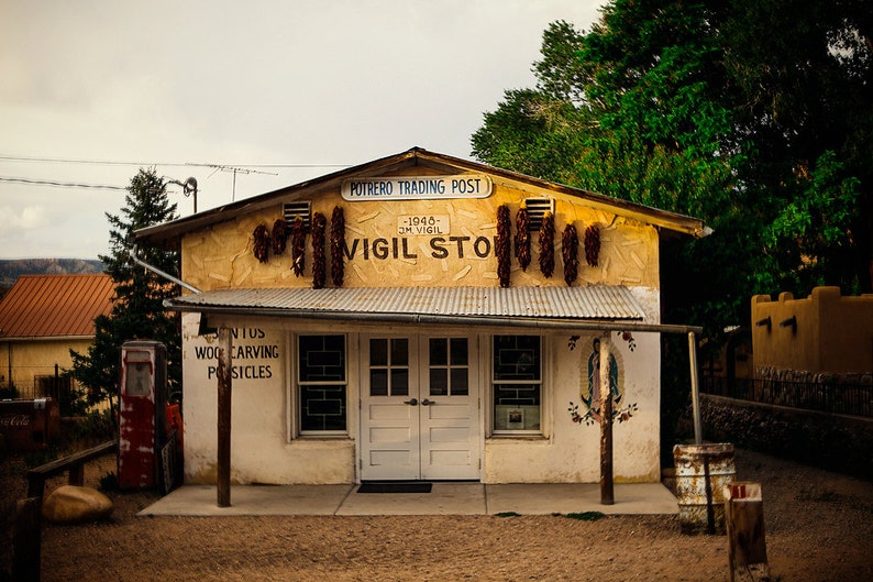 New Mexico Photography Chimayo Vigil Store Travel Golden Etsy