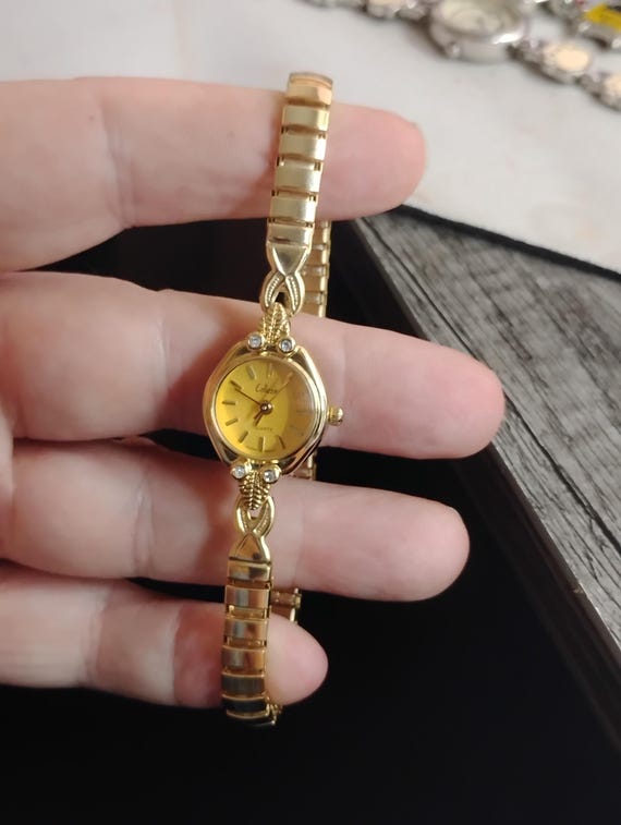 Collezier late 80,s women's quartz cocktail watch tested and running