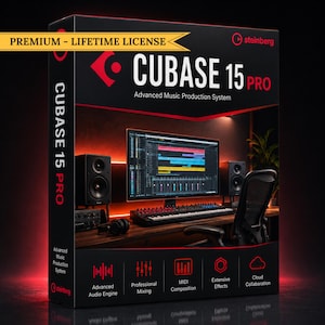 Cubase Pro 15, logiciel professionnel de production musicale | Accès à vie - Téléchargement instantané