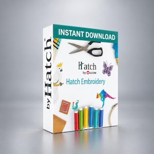 Licencia de por vida para el software de bordado Hatch 2 (descarga instantánea)