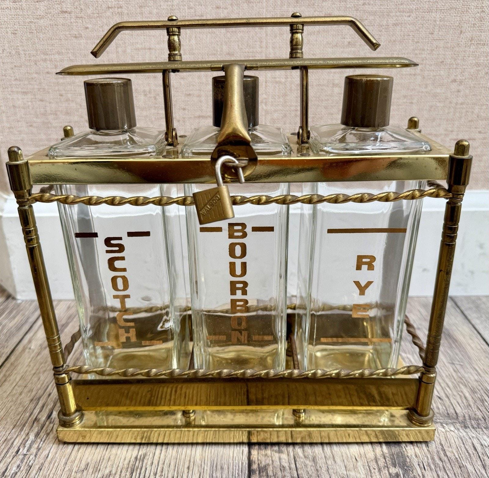 Vintage Decanter Caddy Set - Etsy