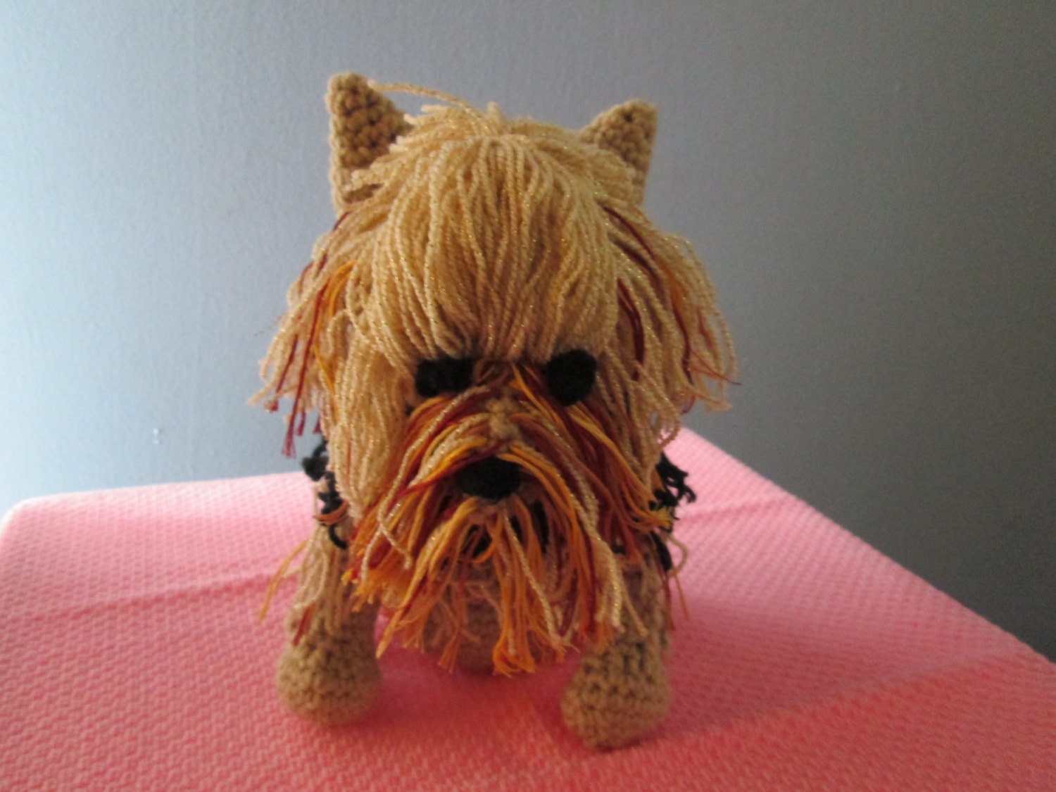 Crochet Amigurumi Plush Yorkie Dog Etsy