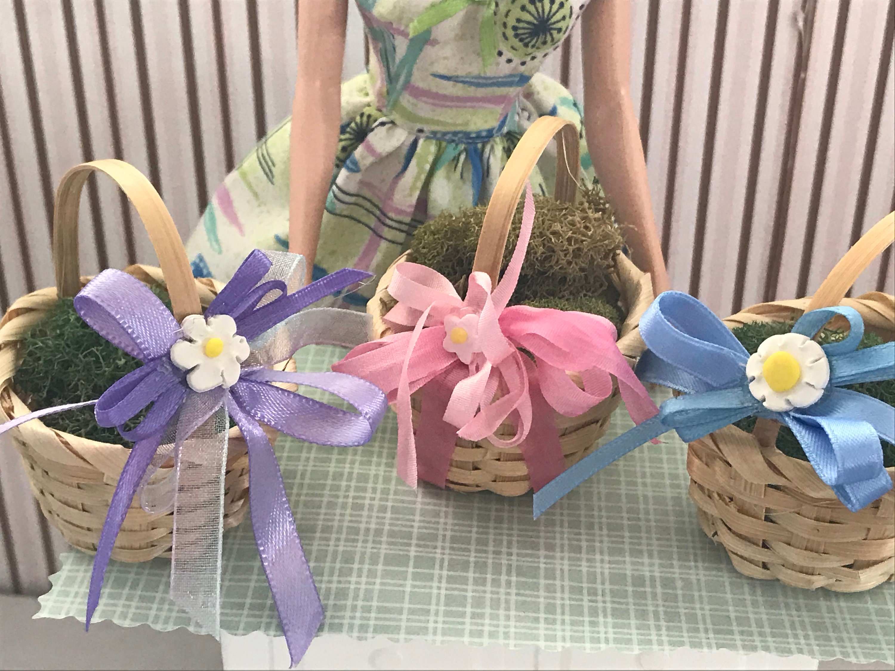 Miniature Easter Basket Barbie Doll or Blythe Doll Accessories Etsy