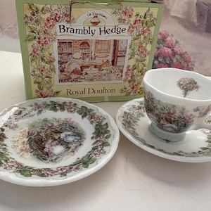 Bramble Hedge Miniature Tea Set - Etsy