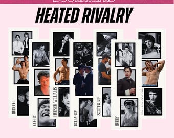 Heated Rivalry Printable Bookmarks, Hudcon Fan Art, Digital Download