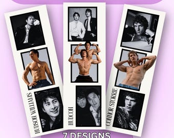 Printable Bookmarks, Heated Rivalry Fan Art in a 7-Design Digital Set