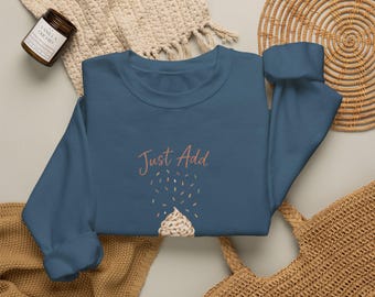 Sweat à capuche ou pull Just Add Sprinkles Cupcake, cadeau idéal pour les passionnés de pâtisserie