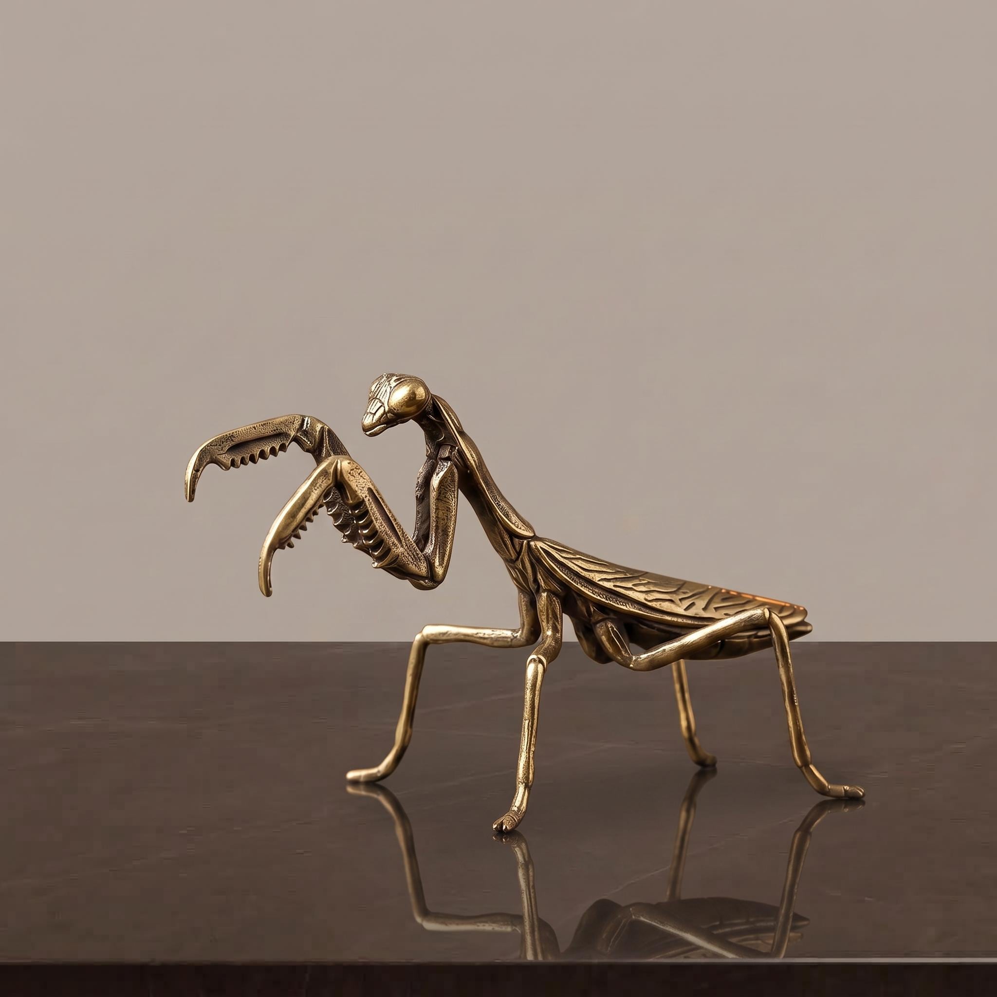 Brass Praying Mantis - Etsy