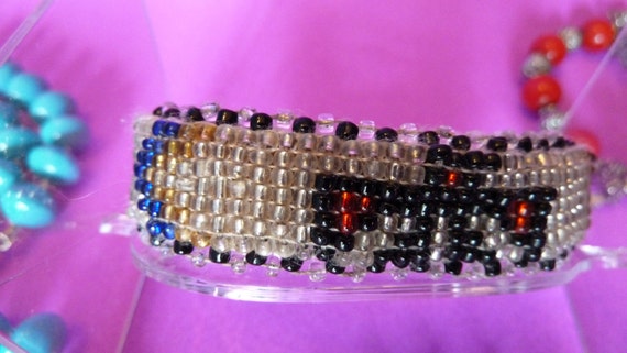 Bracelet, Bead Seeds Bracelet, Indian Style Brace… - image 1