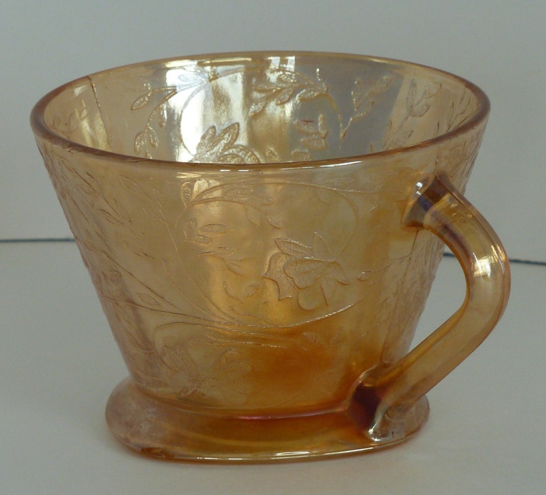 Marigold Depression Glass, Fair Prize, Carnival Glass, Depression Glass