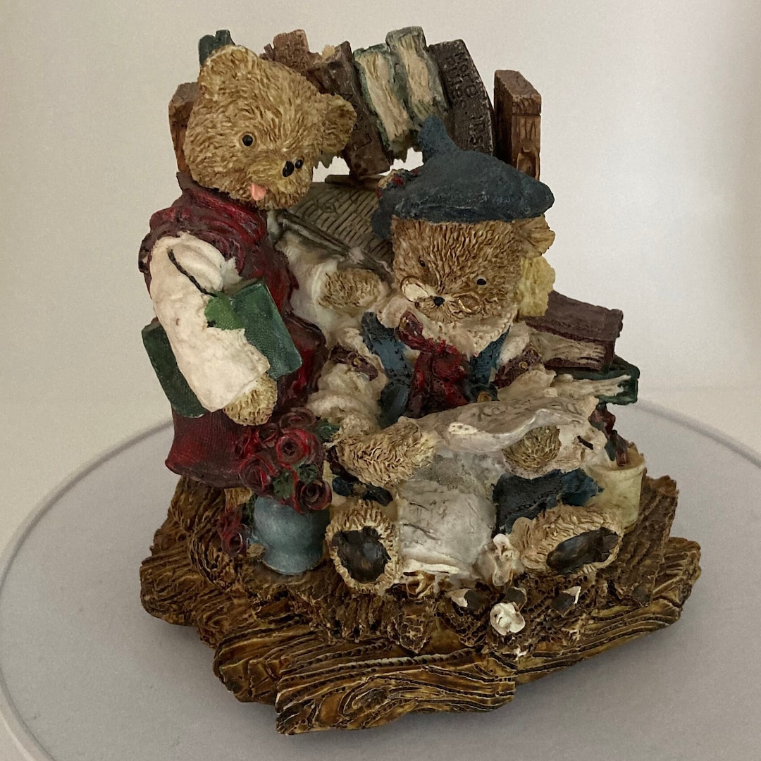Music Box, Antique Music Box, Bear Music Box. Etsy