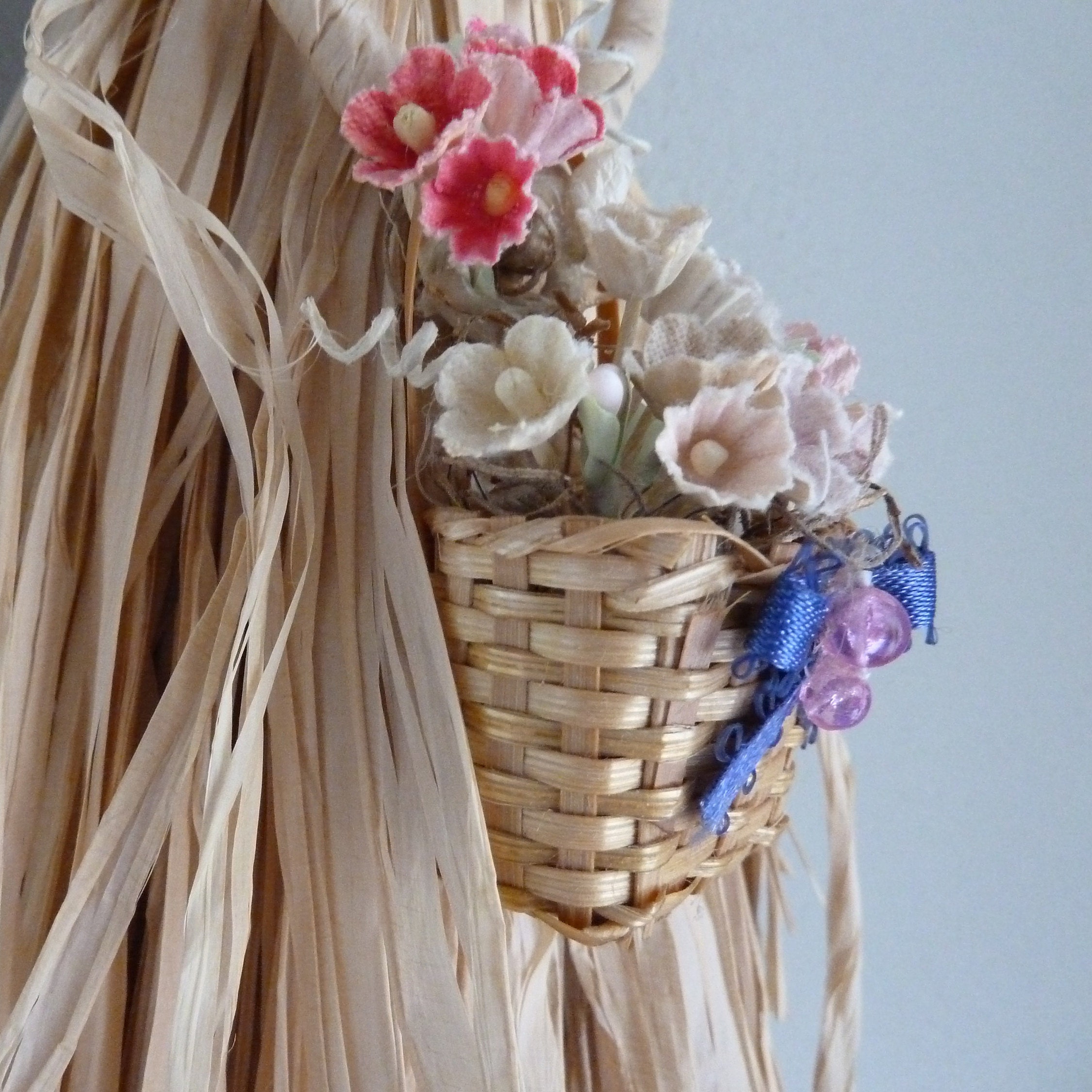 Wall Hanging Natural Straw Home Decor Depicting a Beautiful Etsy UK