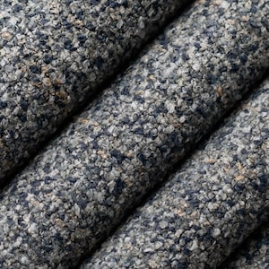 Navy Blue Upholstery Fabric - Multicolored Tweed Upholstery Fabric - Grey Tweed - Stain Resistant Fabric for Furniture - SP 74