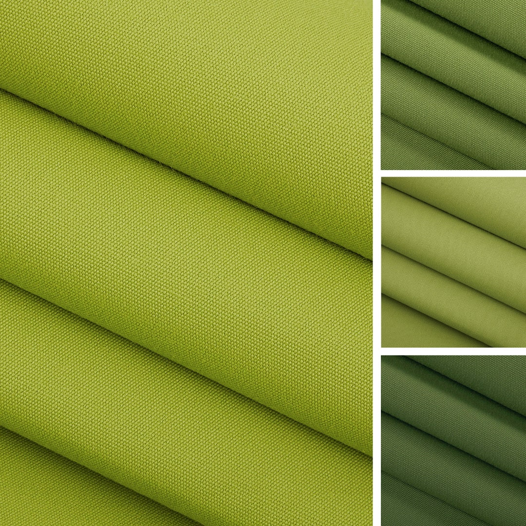 Chartreuse Upholstery Fabric Solid Olive Green Upholstery Etsy