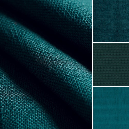 Peacock Blue Upholstery Fabric for Furniture Blue Crypton Upholstery