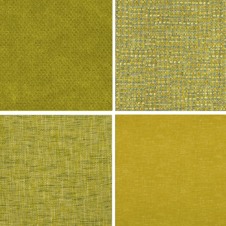 Chartreuse Upholstery Fabric for Furniture Yellow Green Etsy