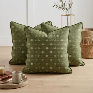 Olive Green Upholstery Fabric - Multipurpose Dark Green Material for Furniture - 54" Wide Fabric - SP 459 image 2
