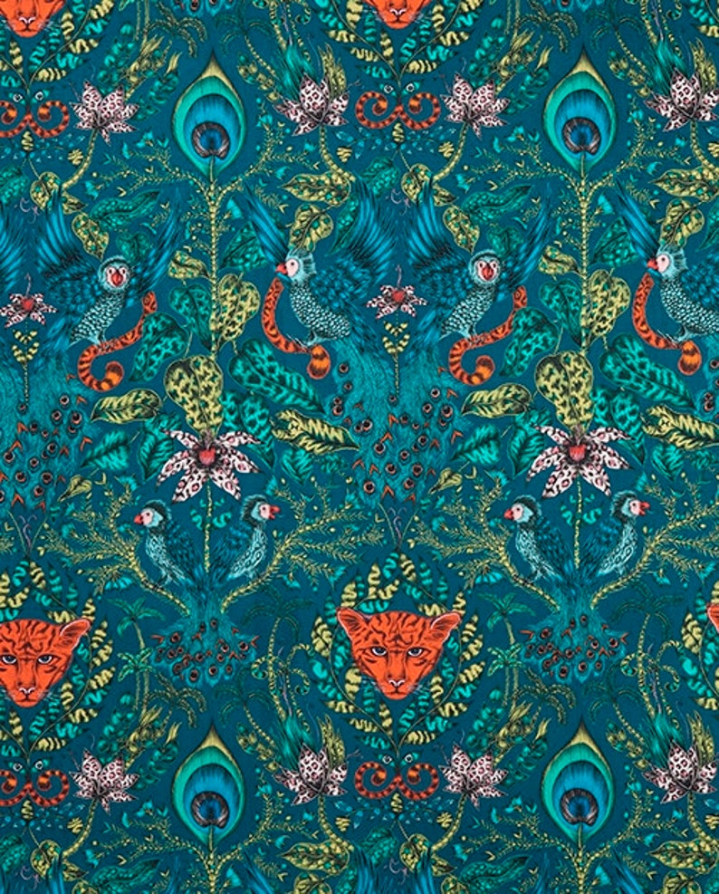 Exotic Animal Upholstery Drapery Fabric by the Yard Modern Etsy