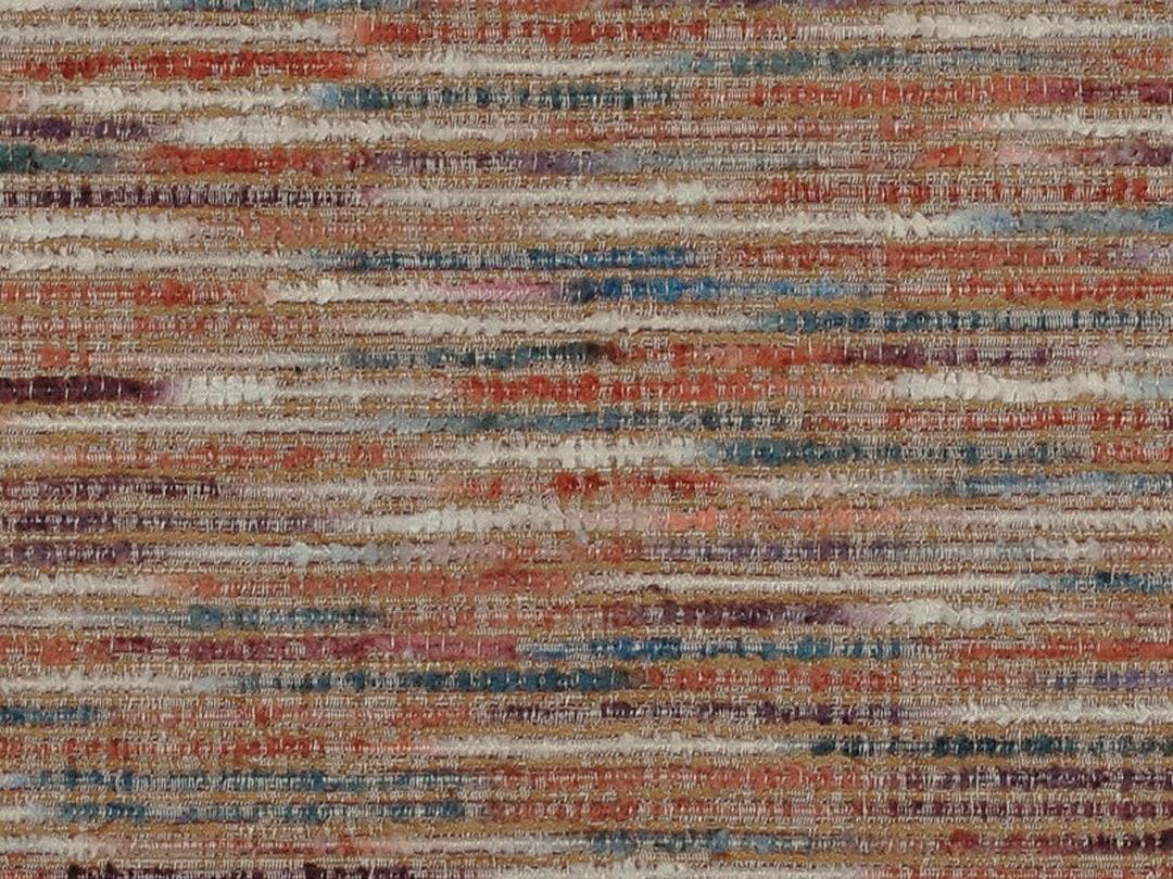 Teal Orange Upholstery Fabric Multicolored Fabric for Furniture Red