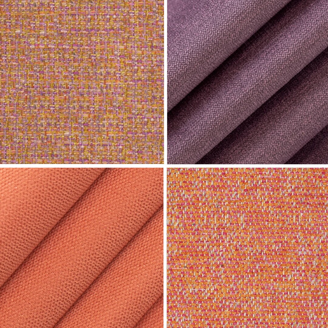 Peach Upholstery Fabric for Furniture Purple Velvet Upholstery Fabric Pink Orange Upholstery