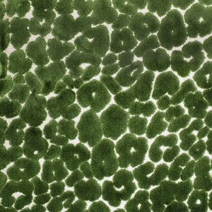 Olive Green Animal Velvet Upholstery Fabric for Furniture - Contemporary Olive Green Animal Skin Fabric for Chairs and Sofas - SP 1208