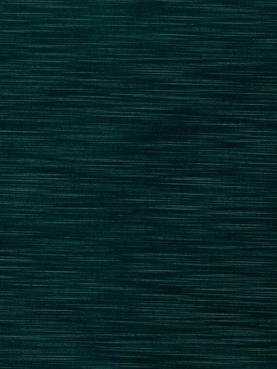 Dark Teal Velvet Upholstery Fabric by the Yard Solid Durable | Etsy