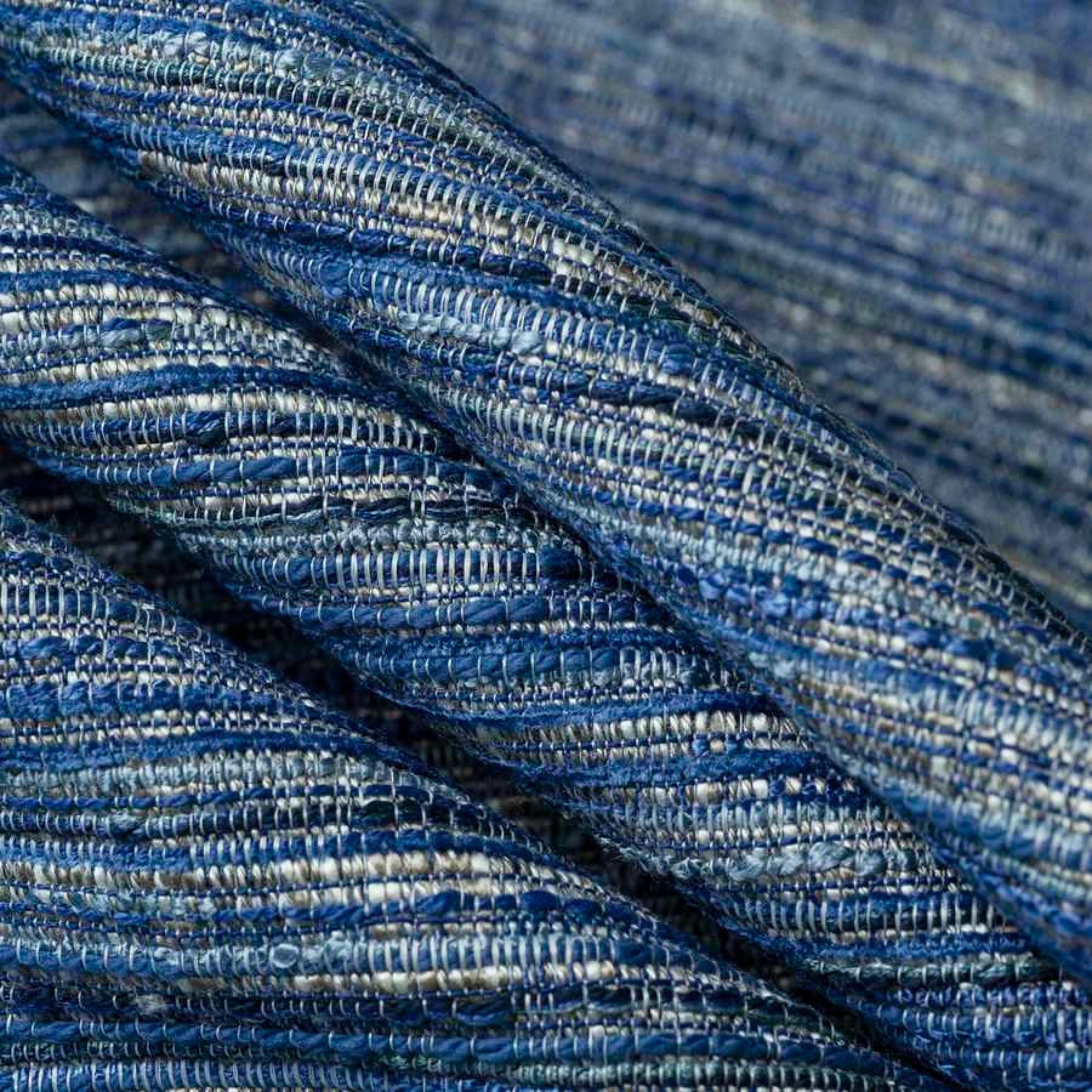 Blue tapestry fabric sale
