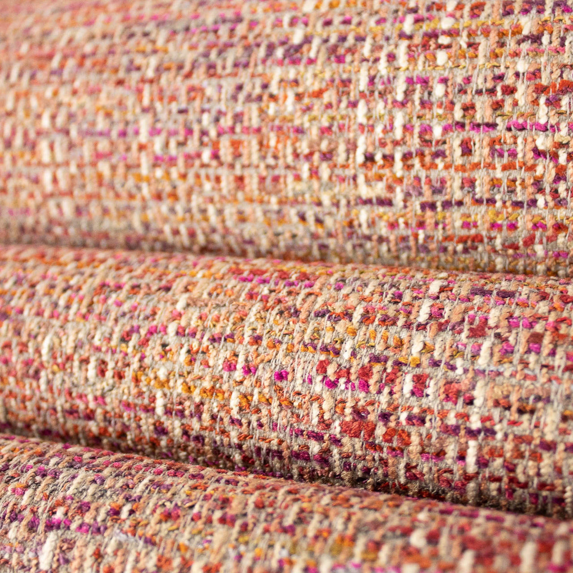 Pink Orange Upholstery Crypton Fabric for Furniture -