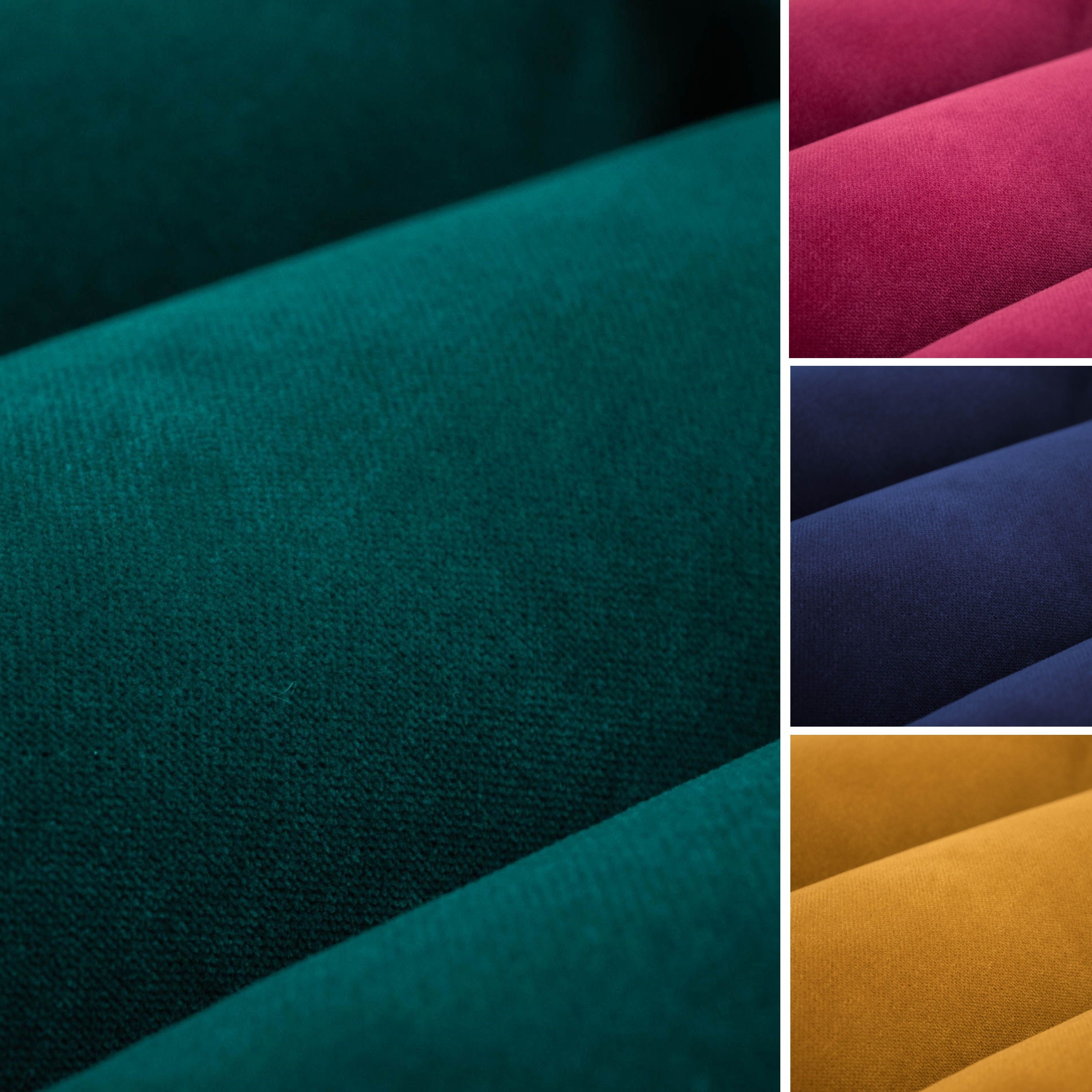 Teal Velvet Upholstery Fabric for Furniture Jewel Tone Etsy Australia