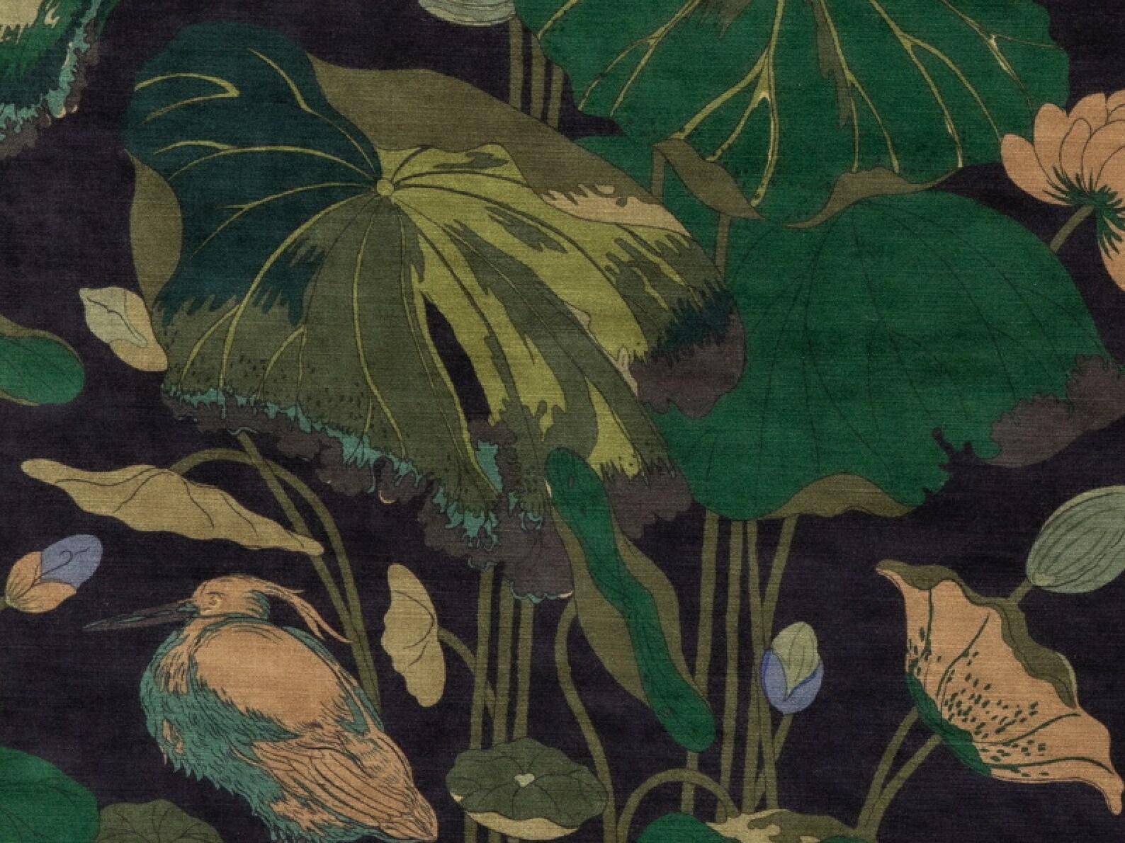 Emerald Green Velvet Upholstery Fabric 2 YARD MINIMUM Navy Etsy