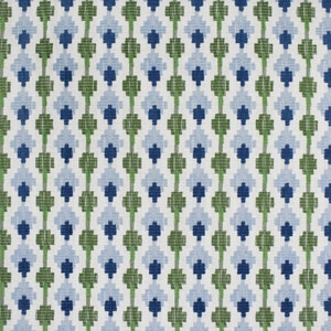 Olive Green Upholstery Fabric - Olive Green Navy Blue Upholstery Fabric for Furniture - Blue Performance Stain Resistant Fabric SP 4561