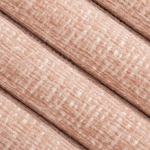 Blush Pink Upholstery Fabric for Furniture - Stain Resistant Pet Friendly Upholstery Fabric - Durable Pink Chenille Fabric - SP 1047