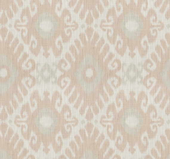 Blush Pink Upholstery Fabric Light Pink Geometric Curtains Etsy