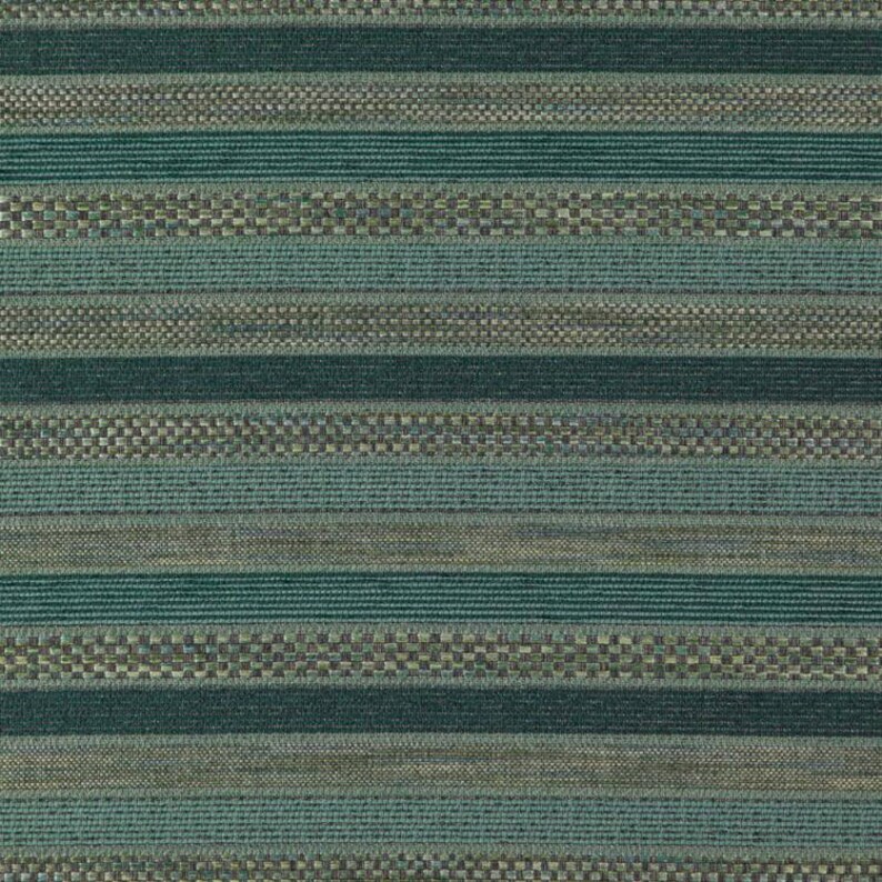 Teal Grey Upholstery Fabric by the Yard Heavyweight Teal Etsy