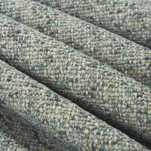 Light Blue Tweed Upholstery Fabric - Blue Grey Tweed Upholstery Fabric for Furniture - Multicolored Tweed Fabric - SP 3450