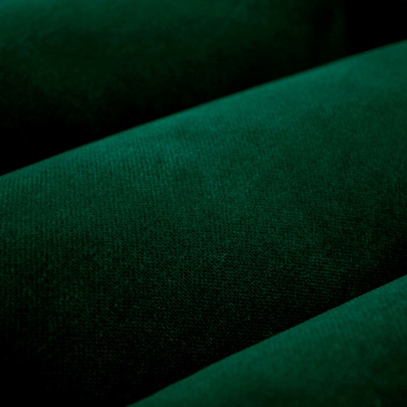 Forest Green Velvet Upholstery Fabric Dark Green Velvet for | Etsy