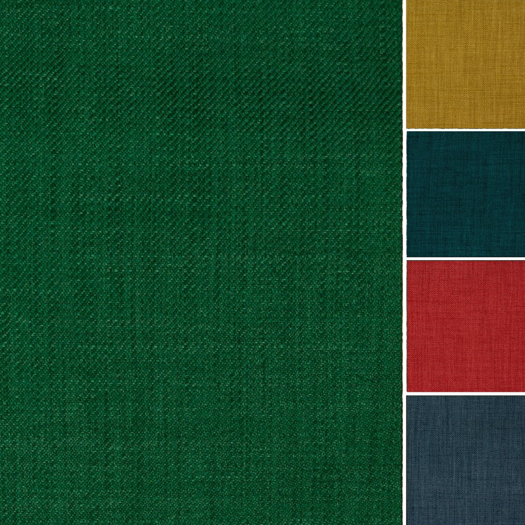 Emerald Green Upholstery Fabric Durable Upholstery Fabric Etsy