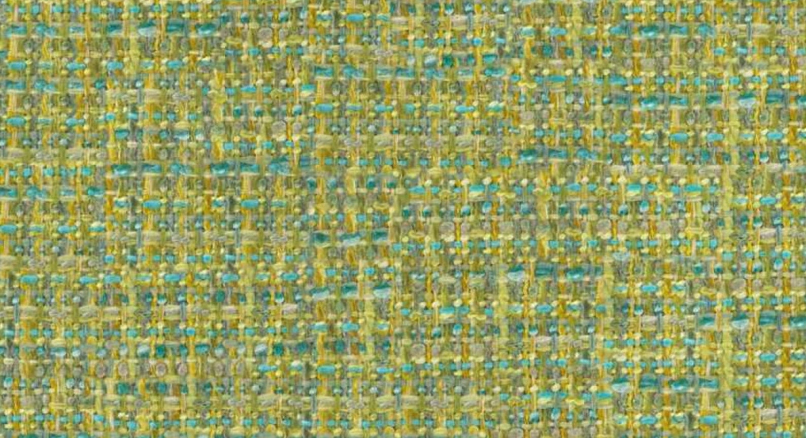 Chartreuse Upholstery Fabric Turquoise Chartreuse Tweed Etsy