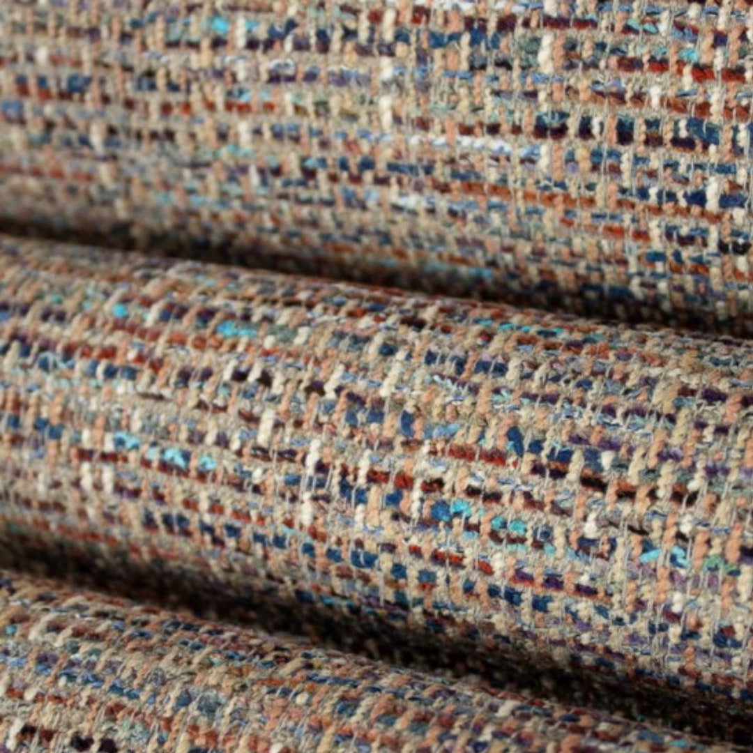 Robins Egg Blue Tweed Upholstery Fabric for Furniture Heavy Duty Taupe Blue  Crypton Fabric for Sofas Chairs and Benches SP 1610 