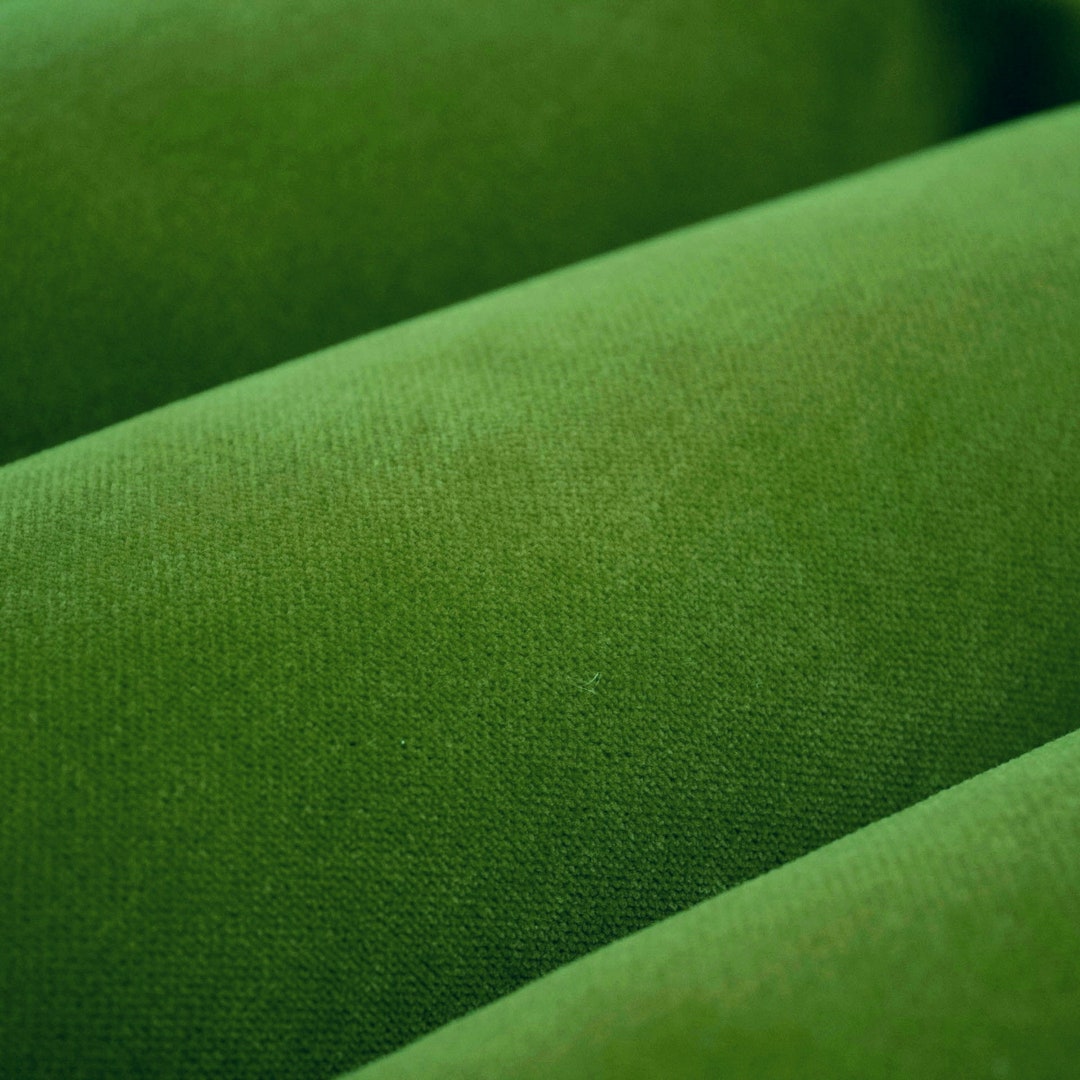 Leaf Green Velvet Upholstery Fabric Bright Green Velvet for Furniture