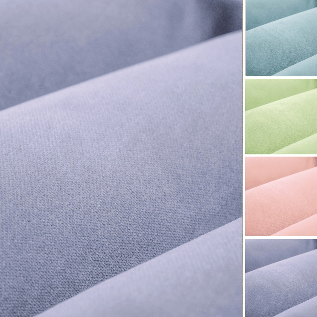 Lavender Velvet Upholstery Fabric Mint Green Velvet Fabric Etsy
