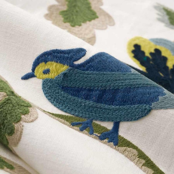 Blue Yellow Fabric Etsy