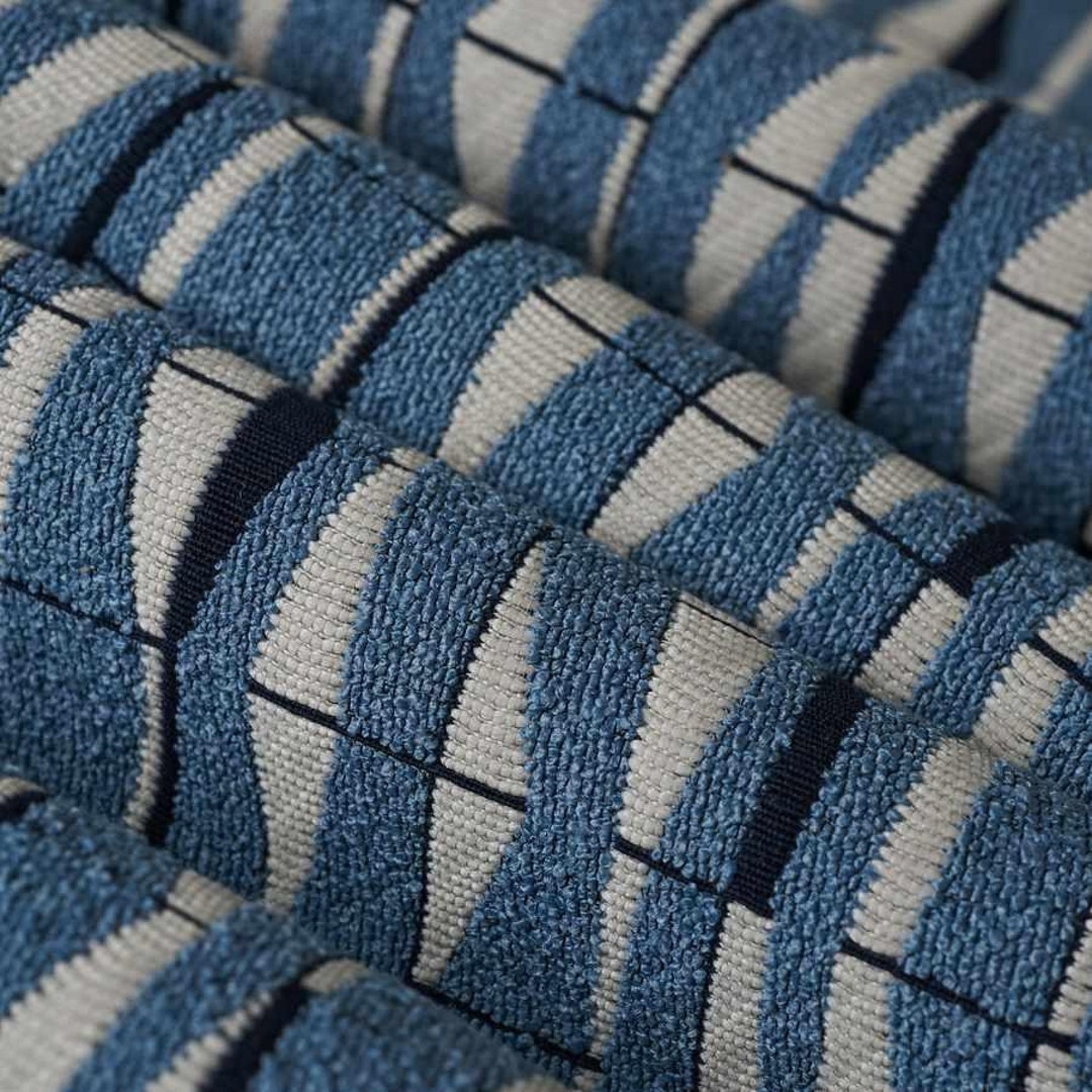 Denim Blue Upholstery Fabric Modern Blue Performance Fabric for