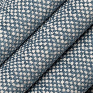 Denim Blue Tweed Upholstery Fabric - Blue White Stain Resistant Fabric for Furniture - Durable Blue Upholstery Fabric for Sofas - SP 159
