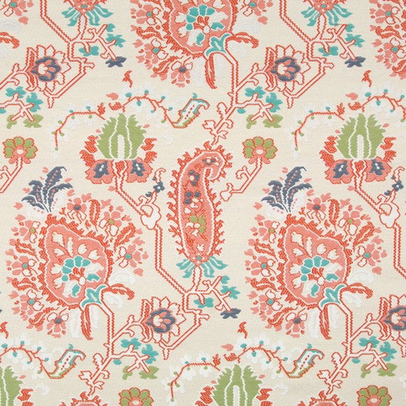 Coral Upholstery Fabric Modern Aqua Orange Abstract Home Decor Fabric Navy Blue Orange Contemporary Euro Cushions And Pillows
