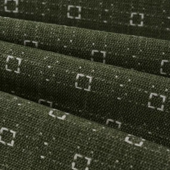 Olive Green Upholstery Fabric - Multipurpose Dark Green Material for Furniture  - 54" Wide Fabric - SP 459
