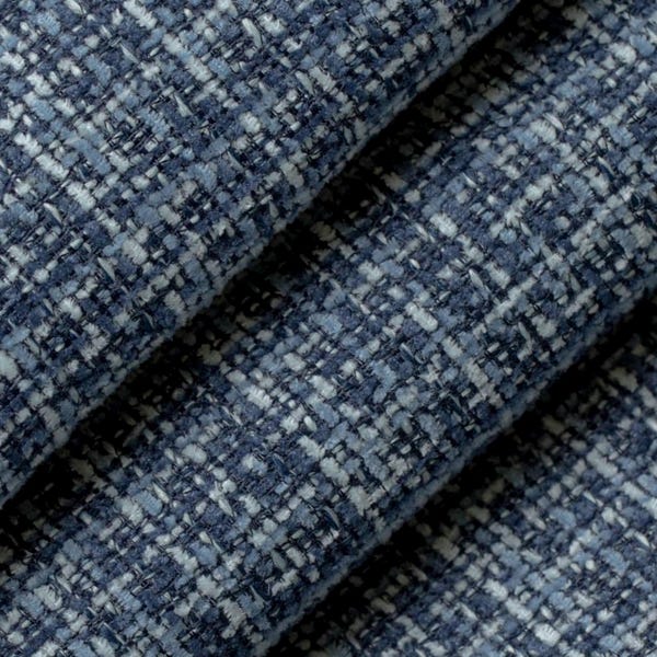 Navy Blue Upholstery Fabric by the Yard - Crypton Blue Tweed Upholstery Fabric for Furniture - Stain Resistant Fabric for Chairs - SP 298