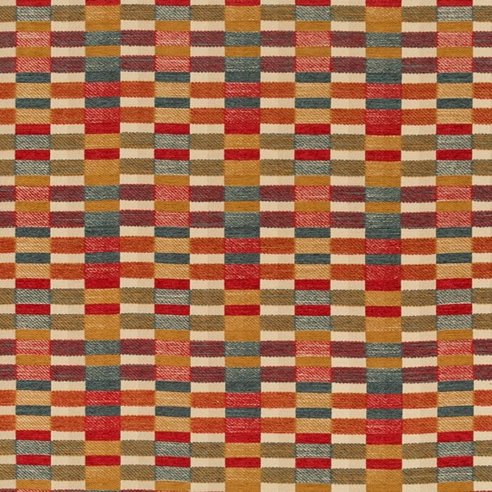 Red Teal Upholstery Fabric Remnant Designer Fabric Remnants Etsy